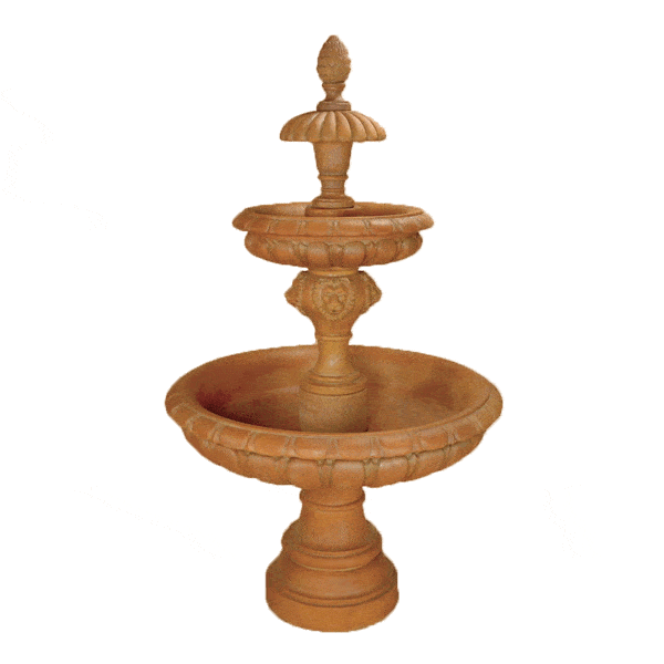 Bassano Three Tier Outdoor Cast Stone Garden Fountain Fountain Tuscan 
