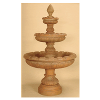 Thumbnail for Ariston Three Tier Outdoor Cast Stone Garden Fountain Fountain Tuscan 