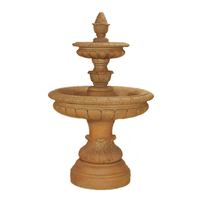 Thumbnail for Rosea Two Tier Outdoor Cast Stone Garden Fountain Fountain Tuscan 