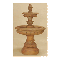 Thumbnail for Rosea Two Tier Outdoor Cast Stone Garden Fountain Fountain Tuscan 