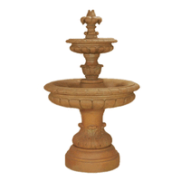 Thumbnail for Giglio Two Tier Outdoor Cast Stone Garden Fountain Fountain Tuscan 