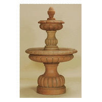 Thumbnail for Ambra Two Tier Outdoor Cast Stone Garden Fountain Fountain Tuscan 