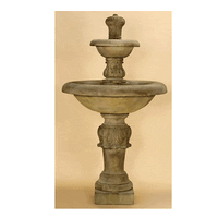 Thumbnail for Barcellona Two Tier Outdoor Cast Stone Garden Fountain Fountain Tuscan 