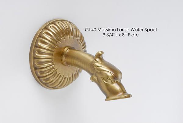 Massimo Large Water Spout Spout Tuscan 