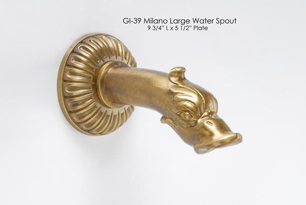 Milano Large Water Spout Spout Tuscan 