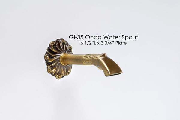 Onda Water Spout Spout Tuscan 