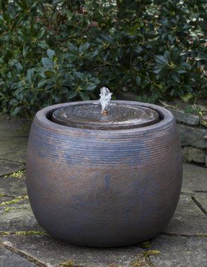 Campania International Glazed Pottery Boden Fountain Fountain Campania International Bronze 