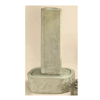 Thumbnail for Rock Pillar Outdoor Cast Stone Garden Fountain Fountain Tuscan 