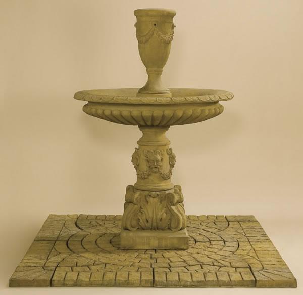 Fonte Antica Outdoor Cast Stone Garden Fountain Fountain Tuscan 