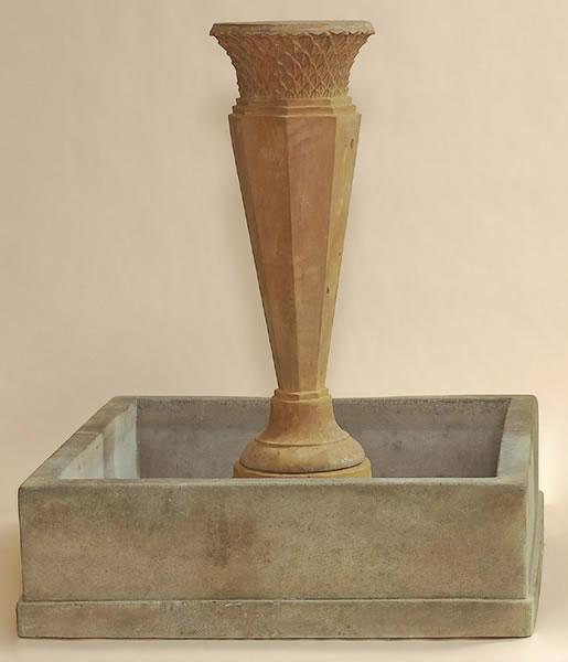 Cairo Chalice Outdoor Cast Stone Garden Fountain Fountain Tuscan 