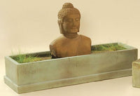 Thumbnail for Buddah Trough Outdoor Cast Stone Garden Fountain Fountain Tuscan 