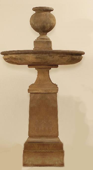 Etruria Urn Tall Outdoor Cast Stone Garden Fountain Fountain Tuscan 