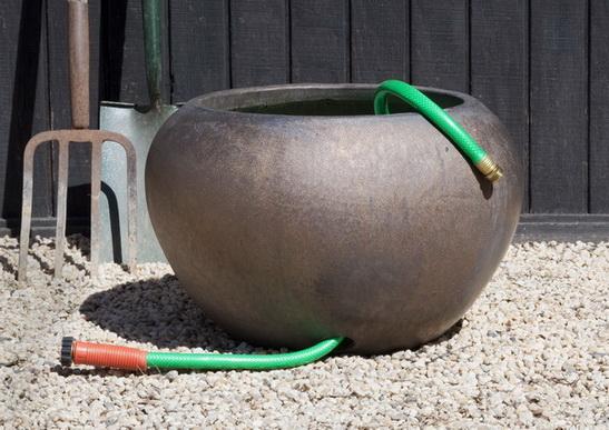 Campania International Glazed Pottery Hose Pot Pot Campania International Bronze 