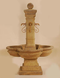 Thumbnail for Grand Avignon Courtyard Outdoor Cast Stone Garden Fountain For Spouts Fountain Tuscan 