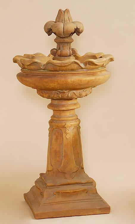 Rialto Outdoor Cast Stone Garden Fountain Fountain Tuscan 