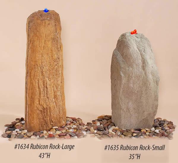 Rubicon Rock-Large Outdoor Cast Stone Garden Fountain (Plumbed Rock Only) Fountain Tuscan 