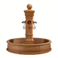 Thumbnail for Avignon Pond Outdoor Cast Stone Garden Fountain For Spouts Fountain Tuscan 