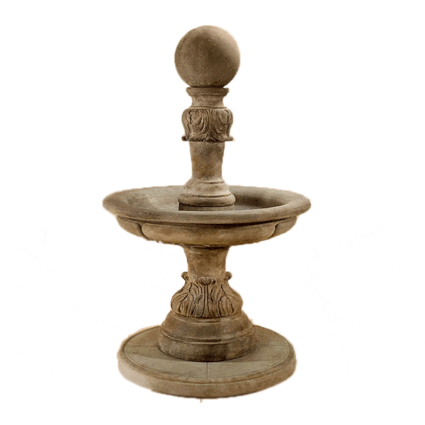 Florinia Outdoor Cast Stone Garden Fountain Fountain Tuscan 