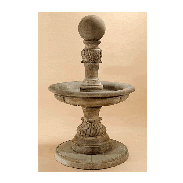 Florinia Outdoor Cast Stone Garden Fountain Fountain Tuscan 