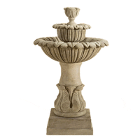 Thumbnail for Calanthia Outdoor Cast Stone Garden Fountain Short Fountain Tuscan 