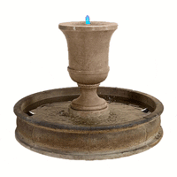 Thumbnail for Fascea Urna Outdoor Cast Stone Garden Fountain Fountain Tuscan 