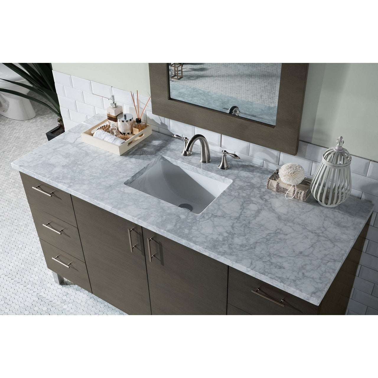James Martin Metropolitan 60" Single Vanity Vanity James Martin 