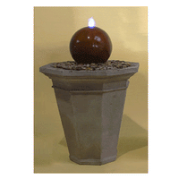 Thumbnail for Octoball Outdoor Cast Stone Garden Fountain Large Fountain Tuscan 
