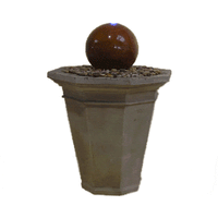Thumbnail for Octoball Outdoor Cast Stone Garden Fountain Large Fountain Tuscan 