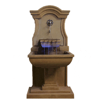 Thumbnail for Colette Wall Outdoor Cast Stone Garden Fountain for Spouts Fountain Tuscan 