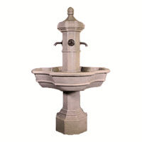 Thumbnail for Roubaix Outdoor Cast Stone Garden Fountain for Spouts Fountain Tuscan 