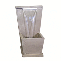 Thumbnail for Adelina Aqua Glow Wall Outdoor Cast Stone Garden Fountain Fountain Tuscan 