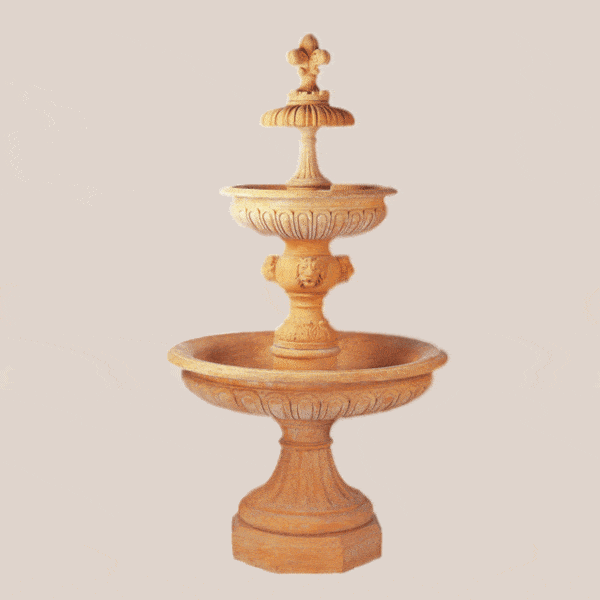 San Remo Cast Stone Outdoor Garden Fountains Fountain Tuscan 