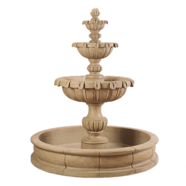 Versailles Garden Pond Outdoor Cast Stone Fountain Fountain Tuscan 