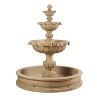 Thumbnail for Versailles Garden Pond Outdoor Cast Stone Fountain Fountain Tuscan 