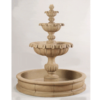 Thumbnail for Versailles Garden Pond Outdoor Cast Stone Fountain Fountain Tuscan 