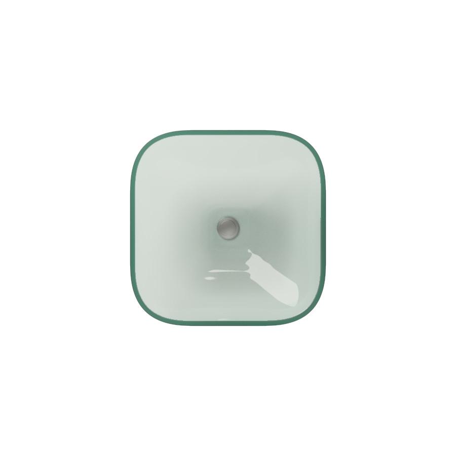 Cantrio Glass Square Vessel Sink GS-101 Glass Series Cantrio 
