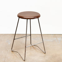 Thumbnail for Gingko Nelson Mid-Century 25 in. Counter Stool - Set of 2 Counter Stool Gingko Medium Walnut 