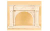 Thumbnail for Girlanda Mantel Cast Stone Fireplace Mantels Tuscan 