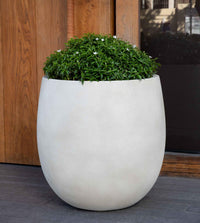 Thumbnail for Campania International Fiber Clay Guilford Planter - S/3 Urn/Planter Campania International Ivory Lite Large 