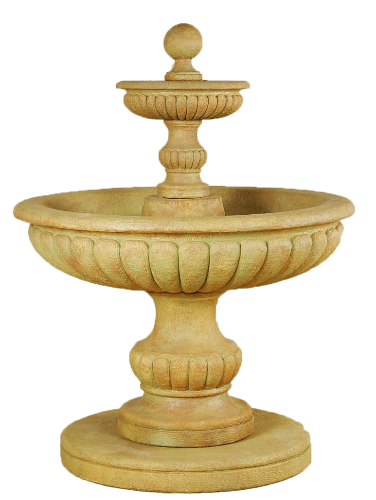 Athene Two Tier Cast Stone Outdoor Garden Fountain Fountain Tuscan 