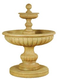 Thumbnail for Athene Two Tier Cast Stone Outdoor Garden Fountain Fountain Tuscan 