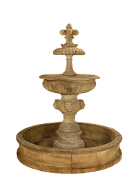 Thumbnail for Piazza Veneta Cast Stone Outdoor Fountain Fountain Tuscan 