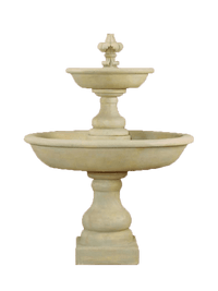 Thumbnail for Belair Two Tier Cast Stone Outdoor Water Fountain Fountain Tuscan 