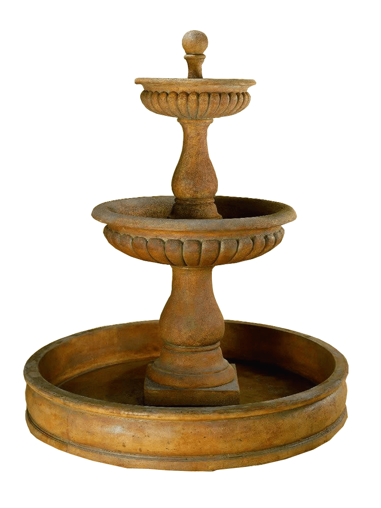 Dorica Pond Cast Stone Outdoor Garden Fountain Fountain Tuscan 