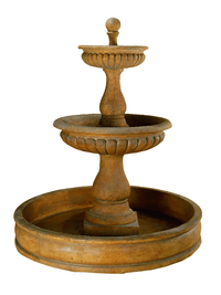 Thumbnail for Dorica Pond Cast Stone Outdoor Garden Fountain Fountain Tuscan 