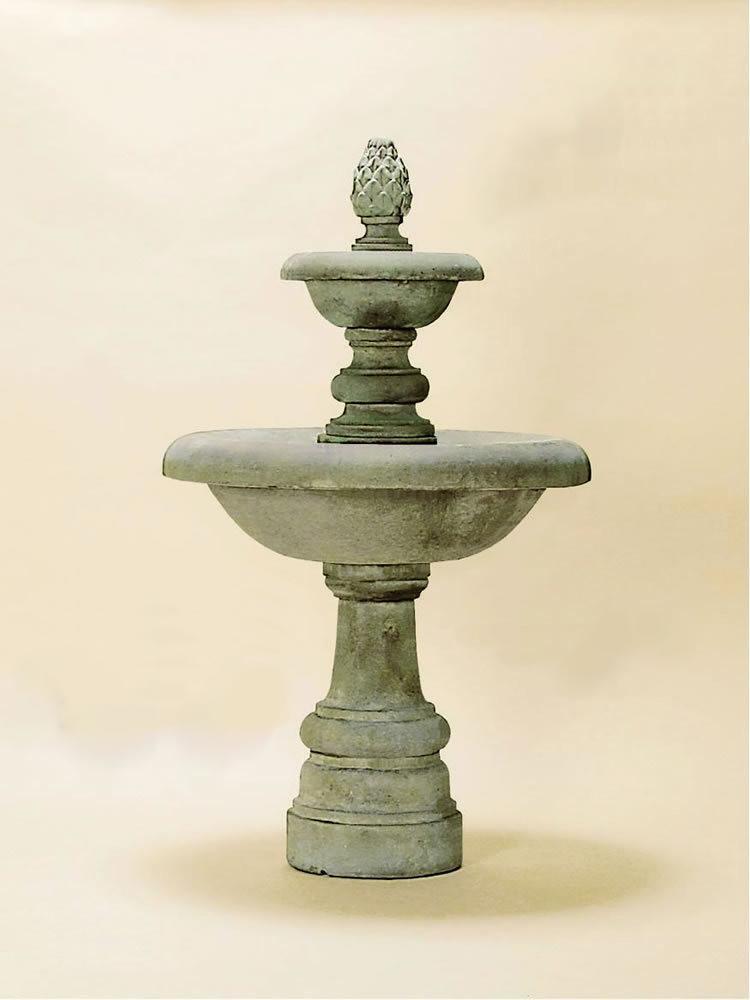 Newcastle Garden Cast Stone Outdoor Garden Fountain Fountain Tuscan 