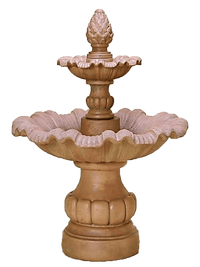Thumbnail for Viterbo Two Tier Cast Stone Outdoor Garden Fountain Fountain Tuscan 