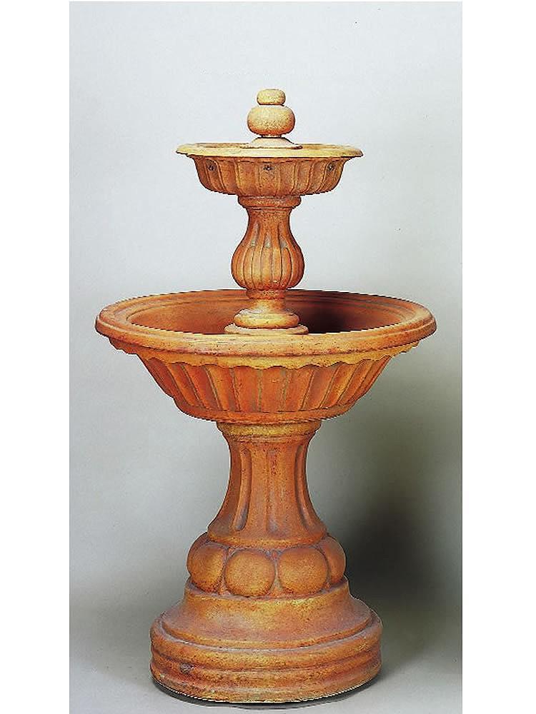 Siena Ada Cast Stone Outdoor Garden Fountain With Spout Fountain Tuscan 