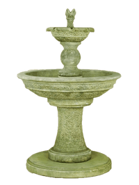 Thumbnail for Antiquarium Two Tier Cast Stone Outdoor Water Fountain Fountain Tuscan 