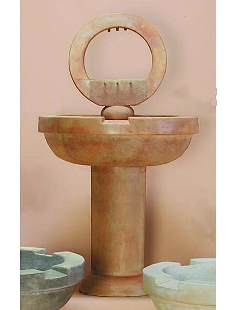 Contempo Cast Stone Outdoor Garden Fountain Fountain Tuscan 